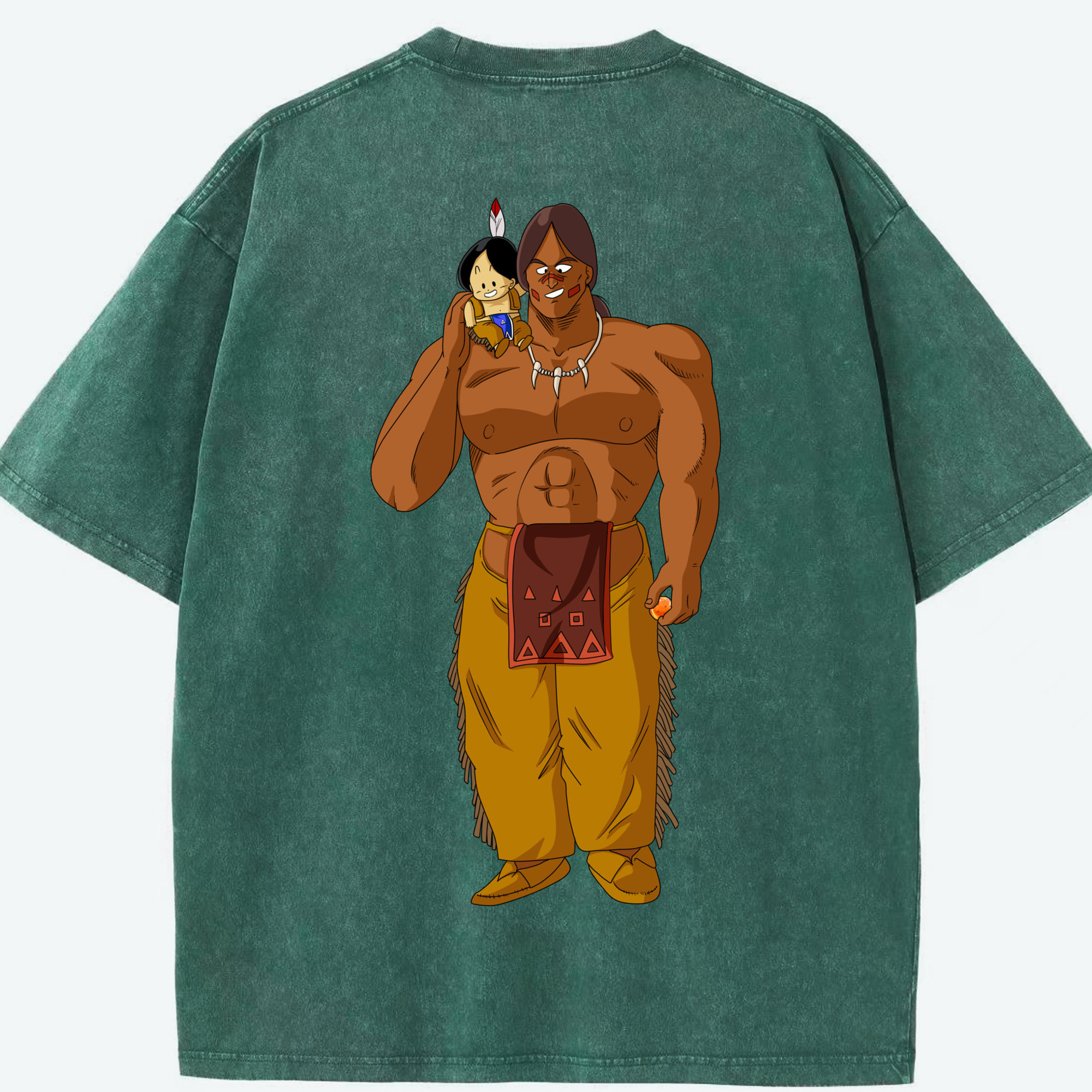 （画像用） ドラゴンボール DRAGON BALL 綿100% ヴィンテージ風 半袖Tシャツ（背面プリント）